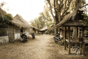 Traditional village at Lombok island